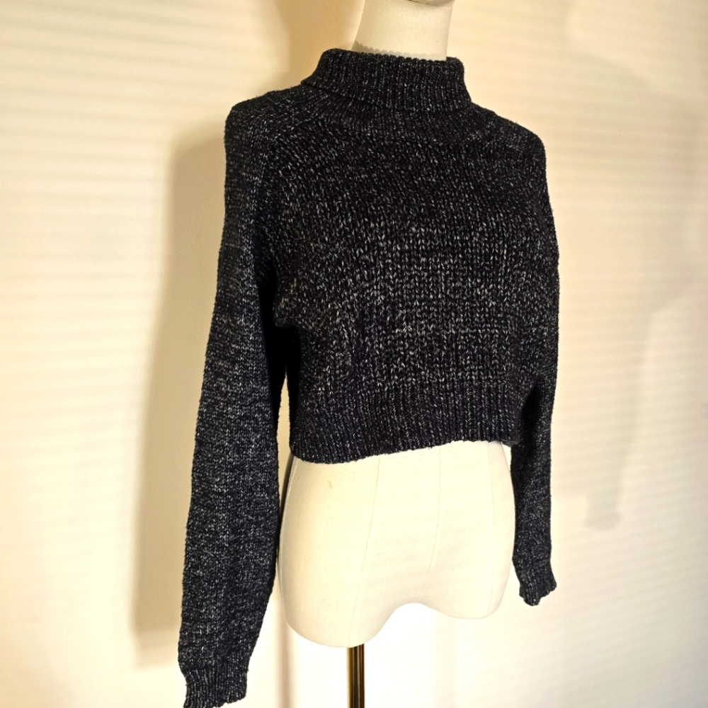 ZARA Cropped Turtleneck Sweater